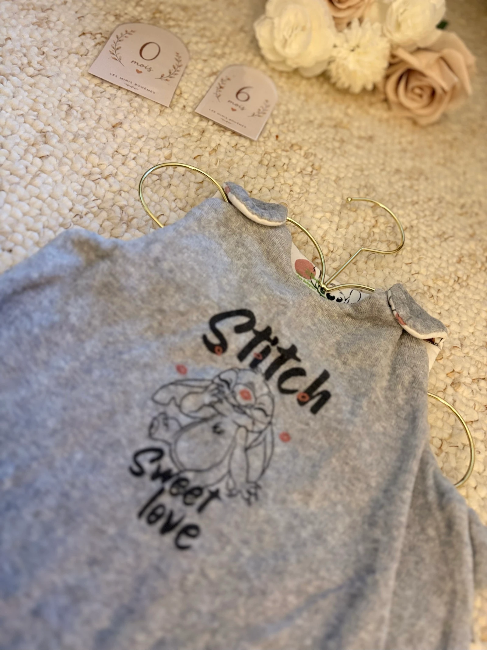 🎀 Gigoteuse stitch fille 0-6 mois